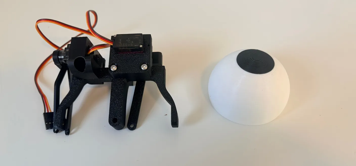 Robotic Eyes build — Assemble the Eyes: We will start by putting the eyes together.