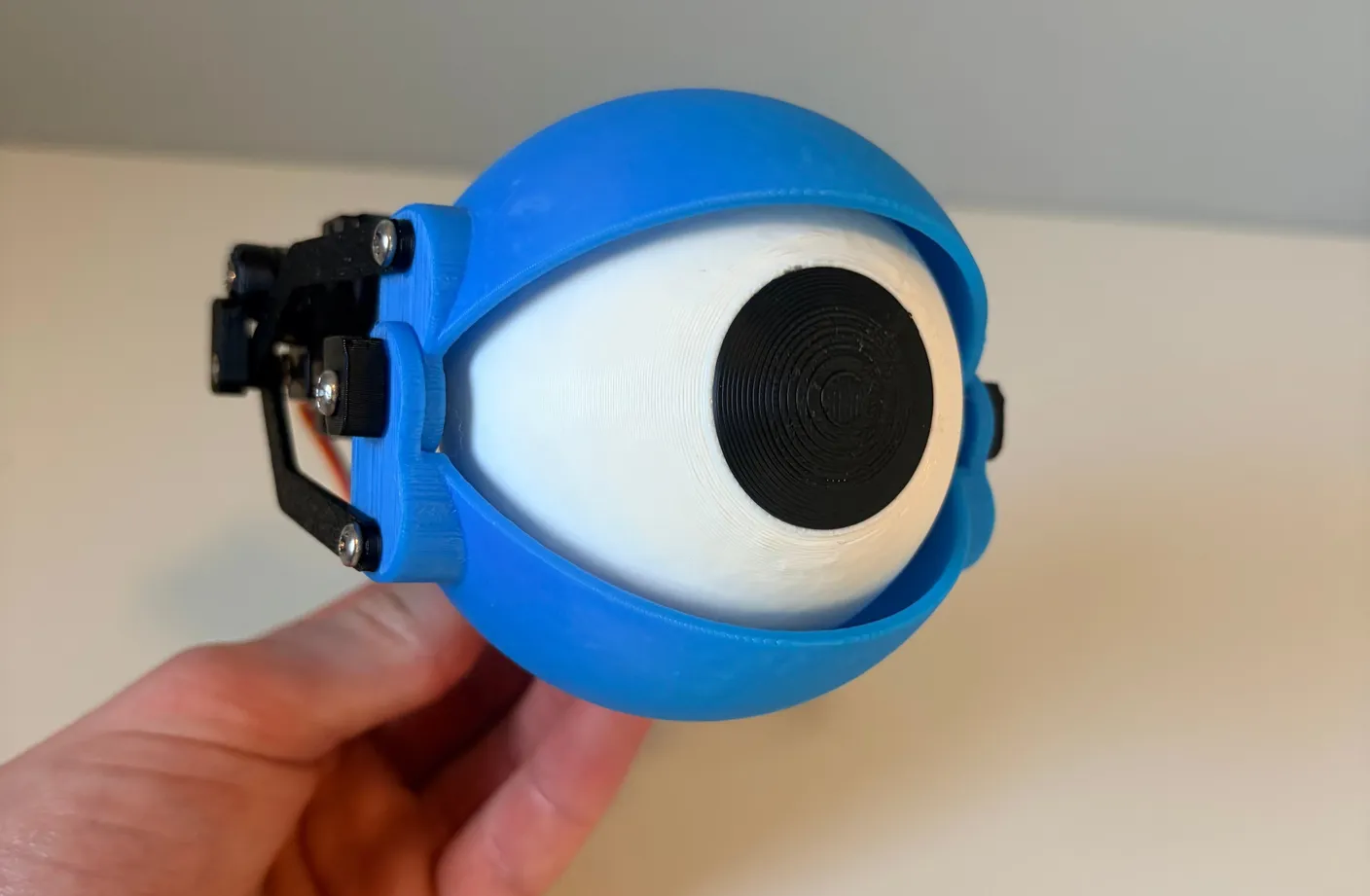 Robotic Eyes build — Assemble the Eyes: Nice work!