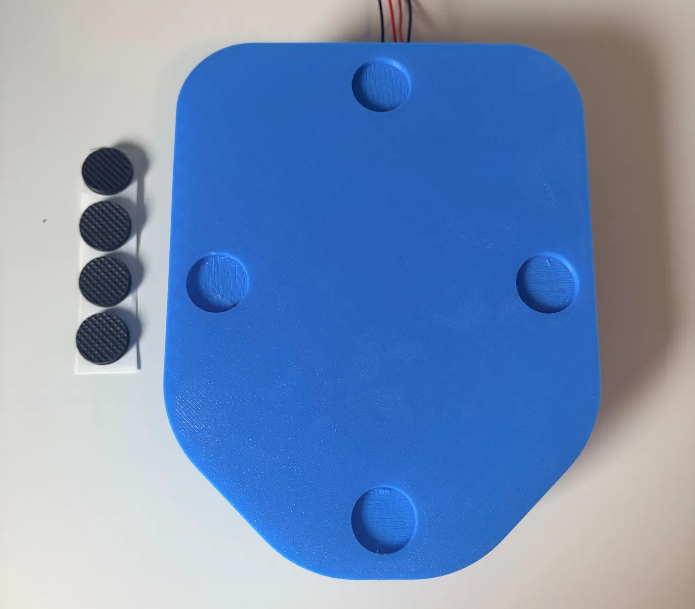 Robotic Eyes build — Assemble the Base: Flip the base upside down.