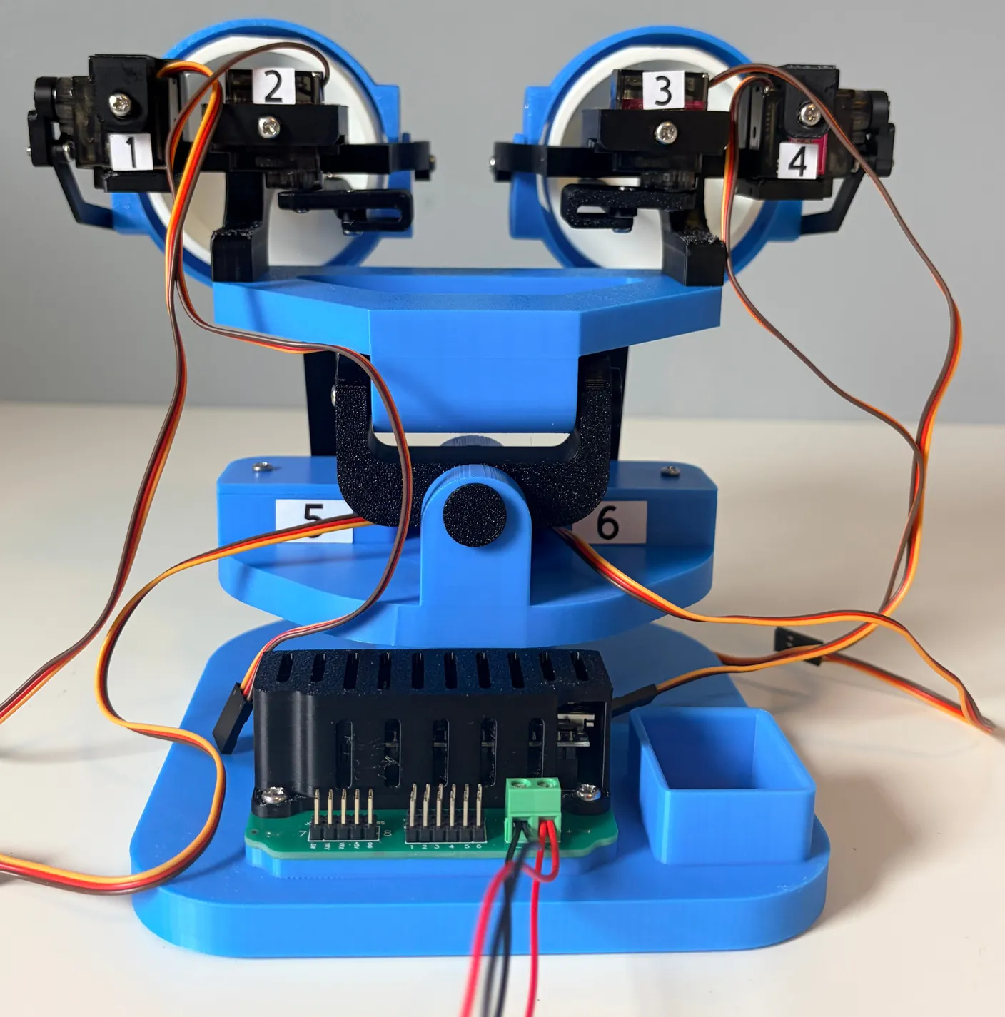 Robotic Eyes build — Wire it up: It’s time for the wiring section.