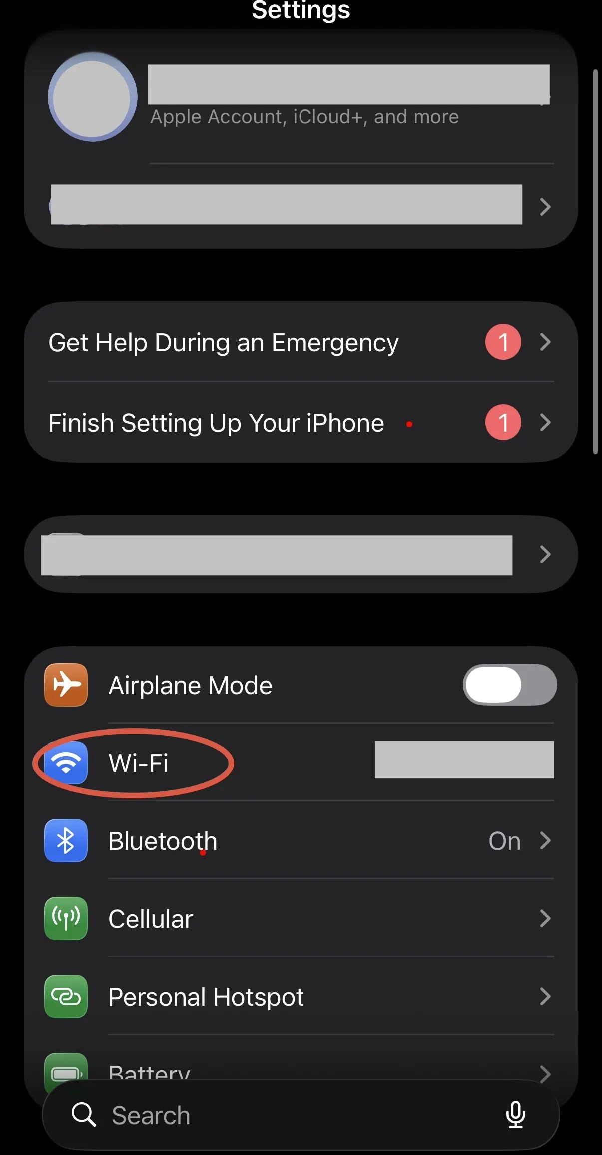 Robotic Eyes kit — Wirelessly-Controlled Kit: Open your device’s Settings app and navigate to Wi-Fi.